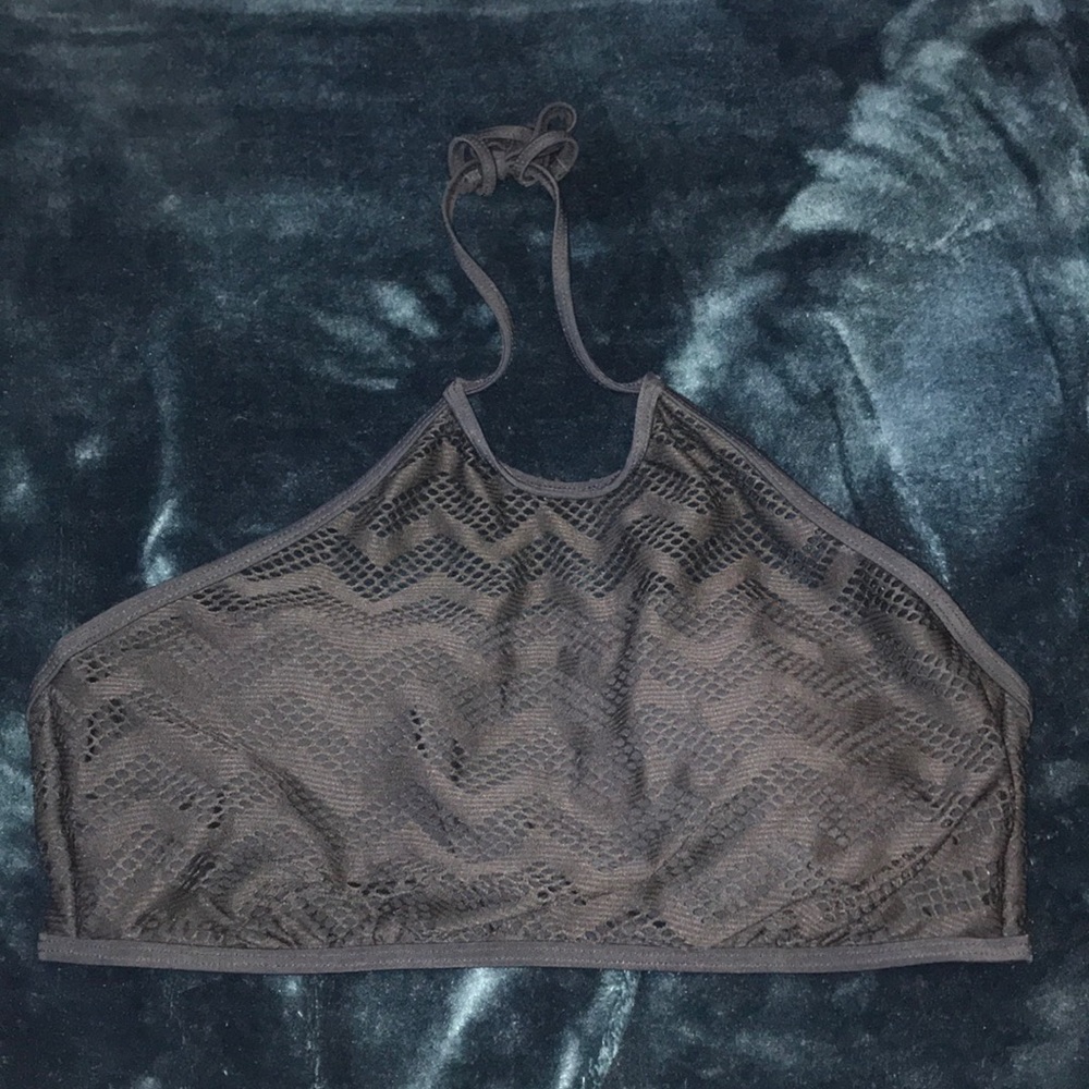 Black bathing suit top